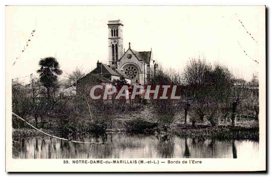 CPA Notre Dame du Marillais Bords de l'Evre