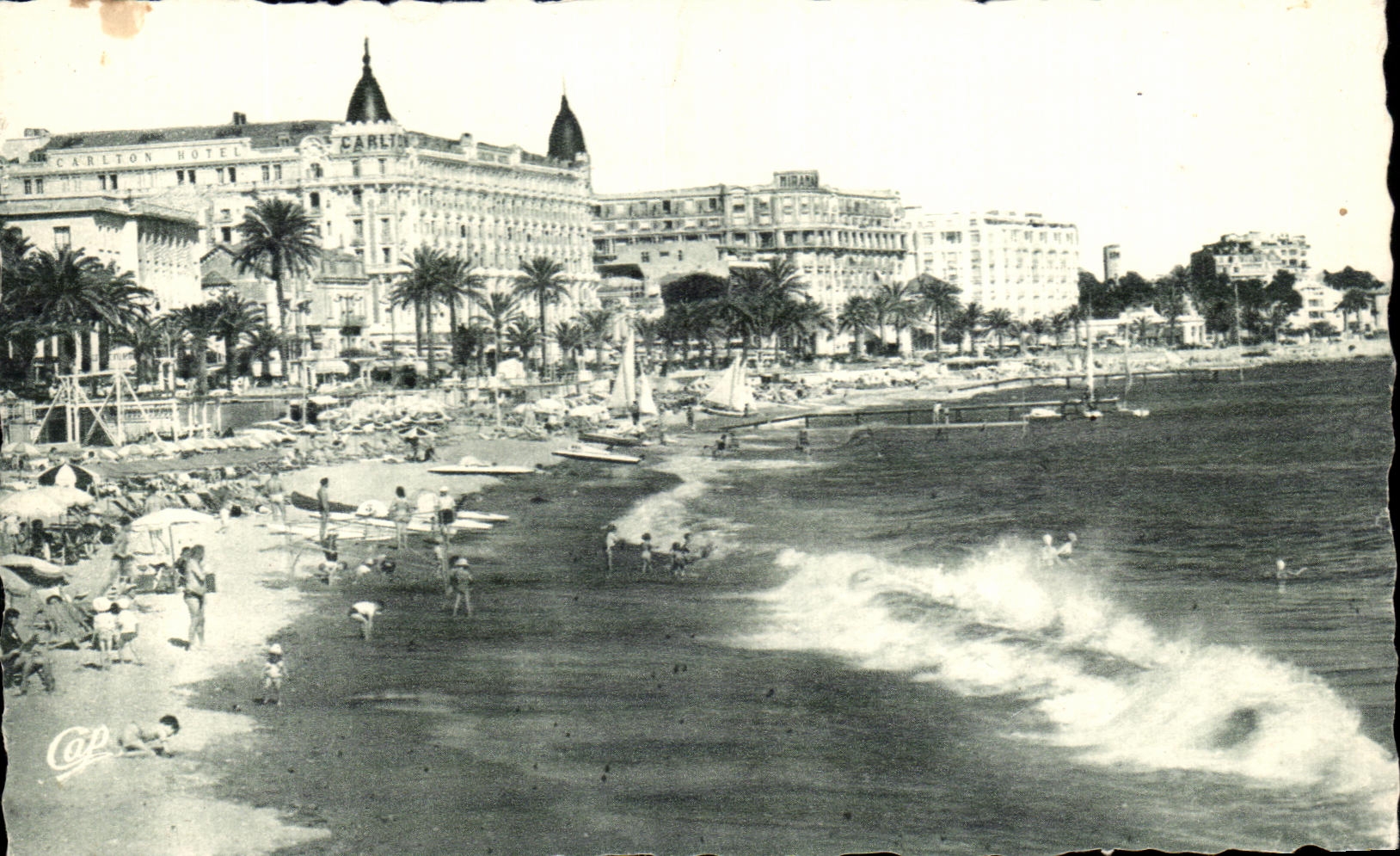 CPA Cannes La Plage de la Croisette