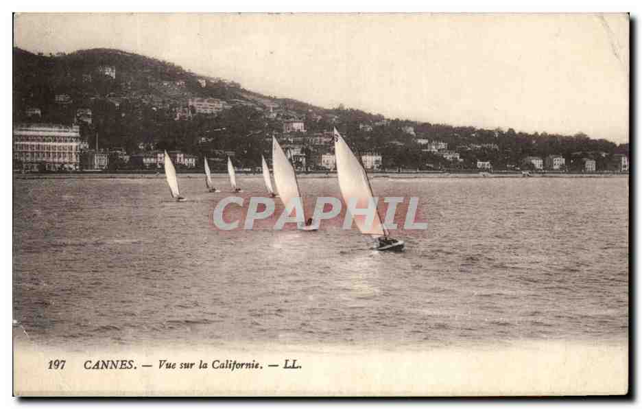 CPA Cannes Vue Sur La Californie