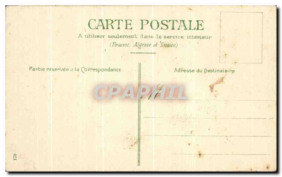 CPA Homme Biberon Pipe — Verso