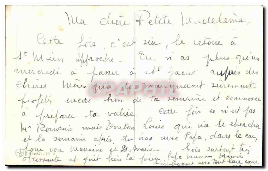 CPA Fantaisie Chats Chiens — Rückseite