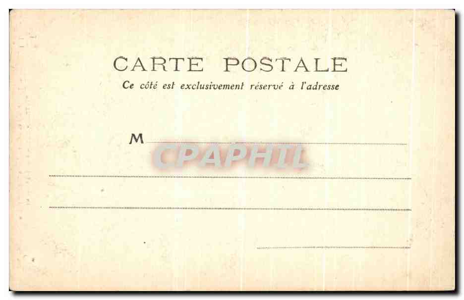 CPA Chateau D'Amboise vue Prise De La Grosse Tour — Rückseite