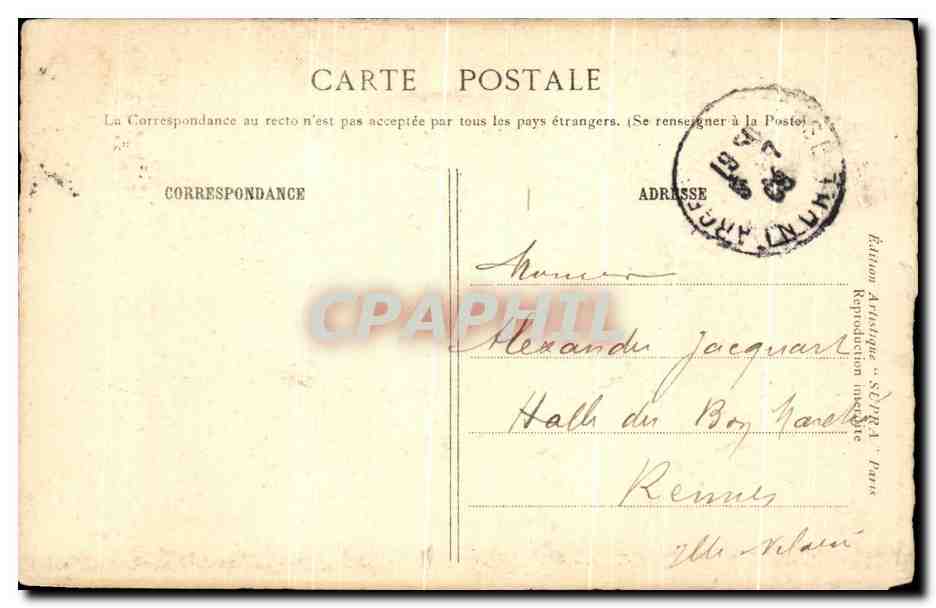 CPA La Vallee De La Loire Chateau D'amboise Vue Generale — Rückseite