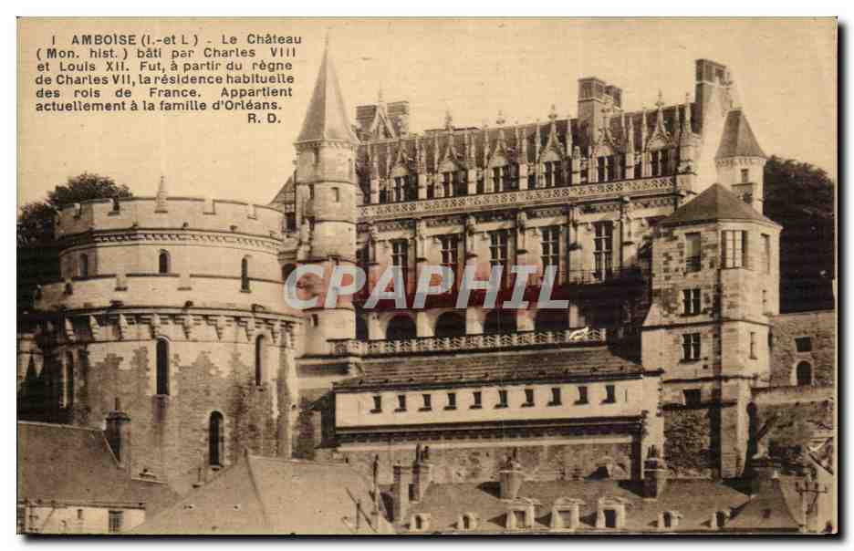 CPA Amboise Le chateau Bati Par Charles VIII