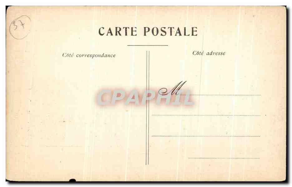 CPA Amboise La Chapelle Chateau d'Amboise — Rückseite