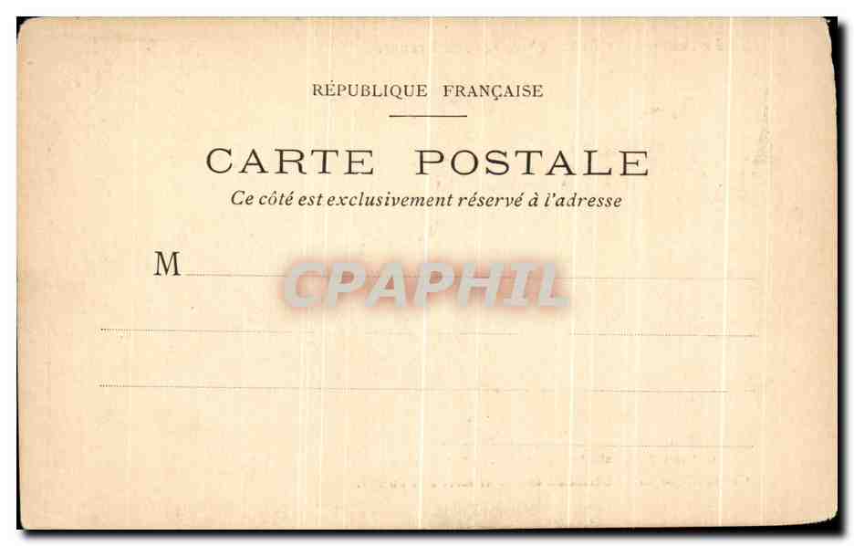 CPA Le Journal Des Demoiselles Rue Drouot Chateau d'Azay Le Rideau — Rückseite