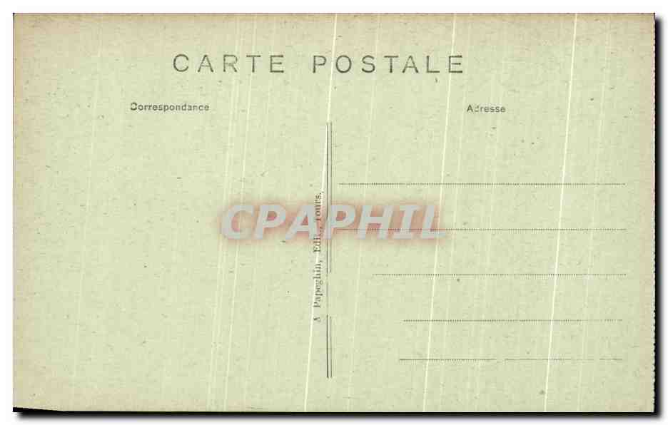 CPA Azay Le Rideau Chateau National Salon Francois 1er — Rückseite
