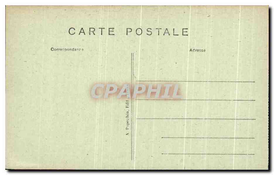 CPA Azay Le Rideau Le Chateau Allee Principale du Parc et Tour — Rückseite