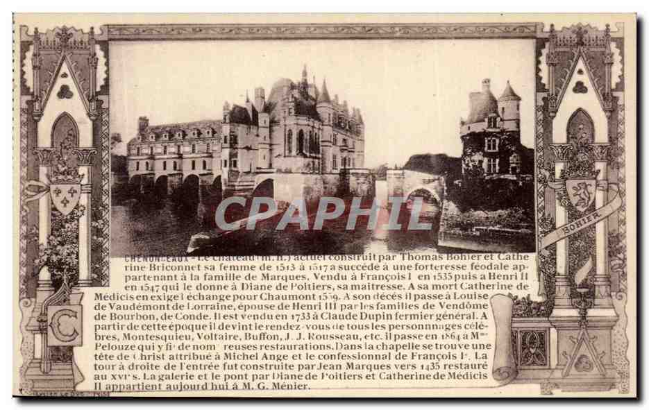 CPA Chenonceaux Le Chateau Actuel construit Par Thomas Bohier 