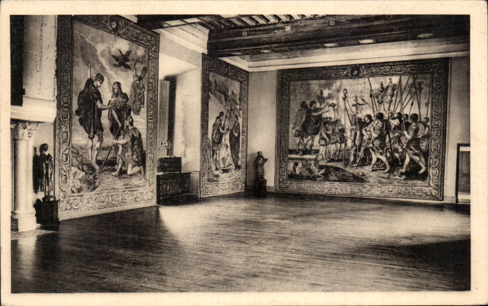 CPA Chateau D'Azay Le Rideau Salle des Fetes