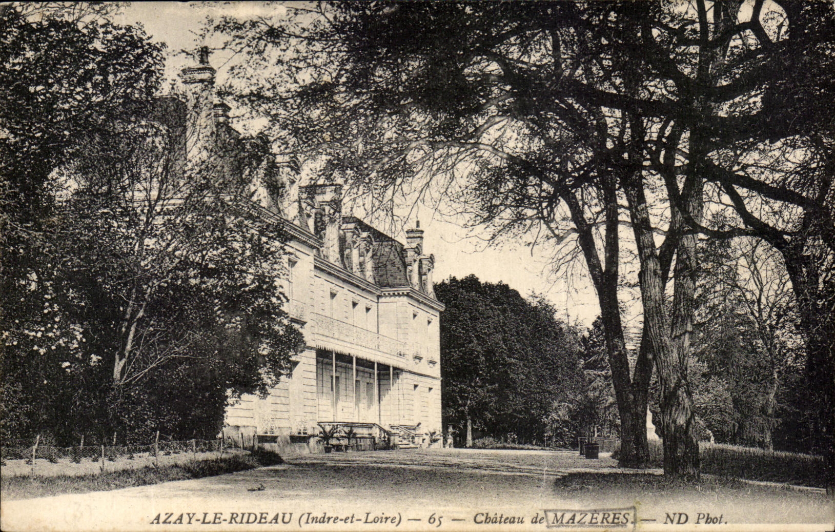 CPA Chateau D'Azay Le Rideau Le Chateau de