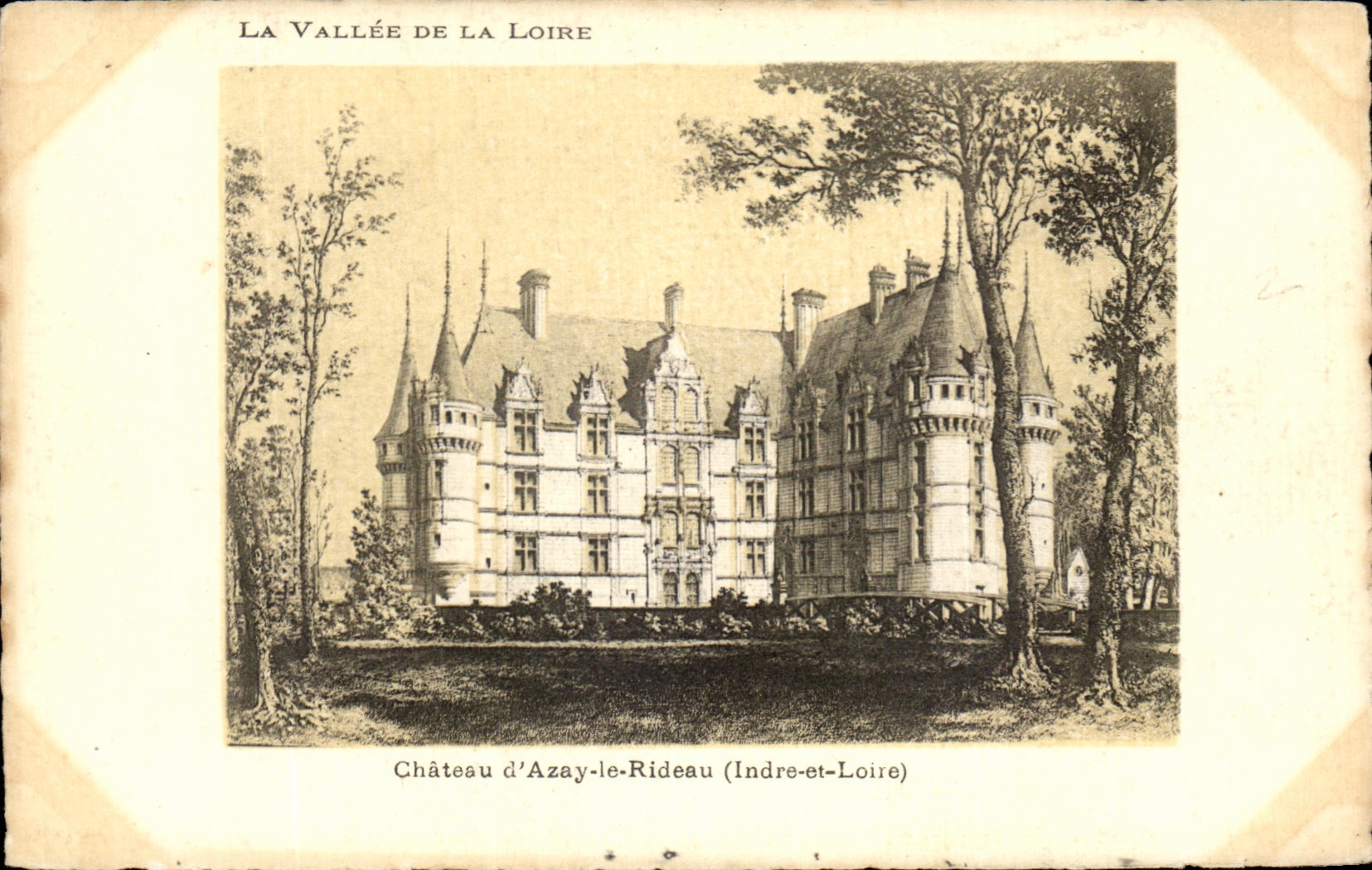 CPA La Vallee de la Loire Chateau d'Azay le Rideau