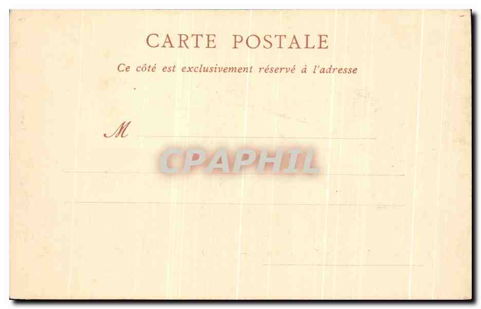 CPA Chateau d'Azay le Rideau Facade Occidentale — Rückseite