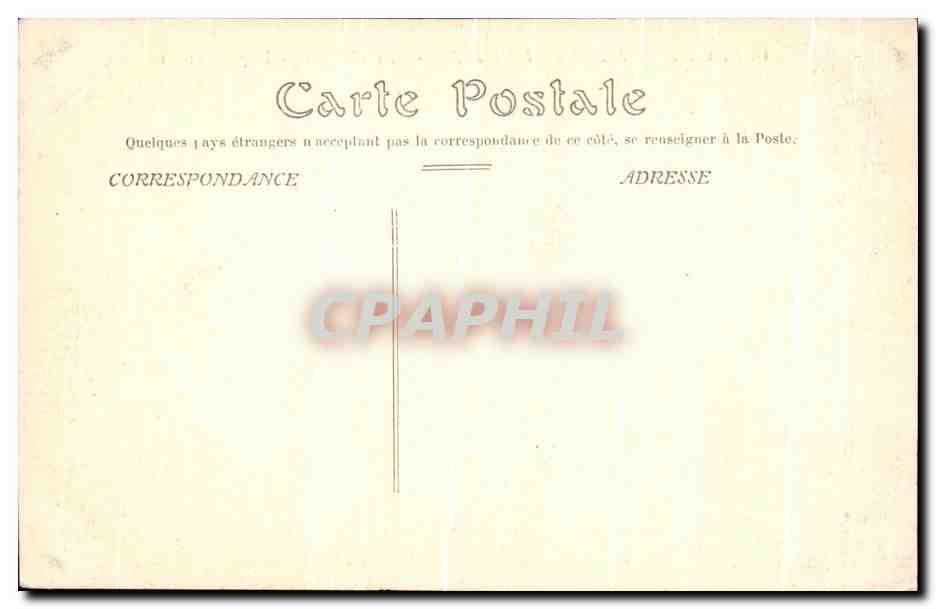 CPA Azay le Rideau Le Chateau Facade Ouest — Rückseite