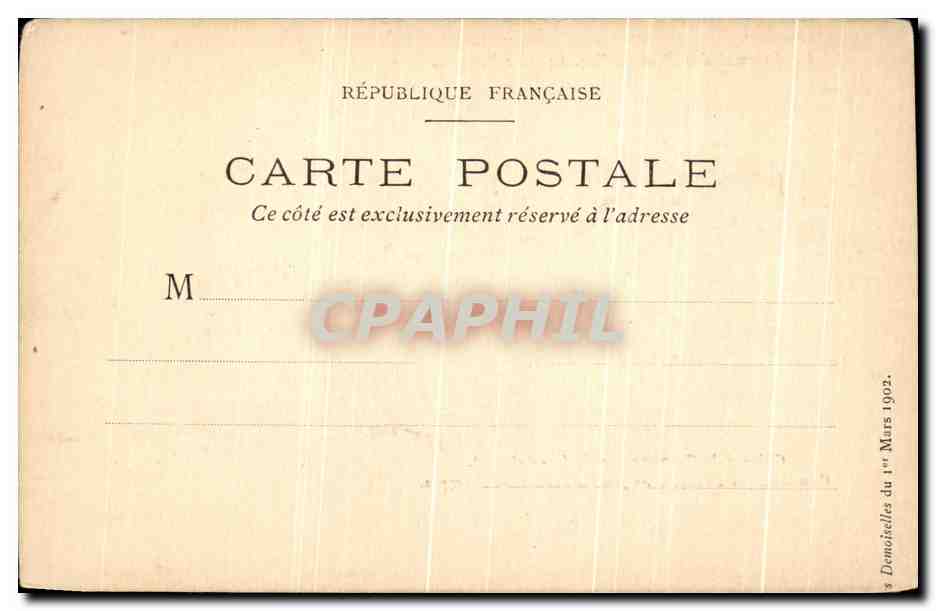 CPA Le Journal des Demoiselles Rue Drouot Chateau de Chenoneaux  — Rückseite