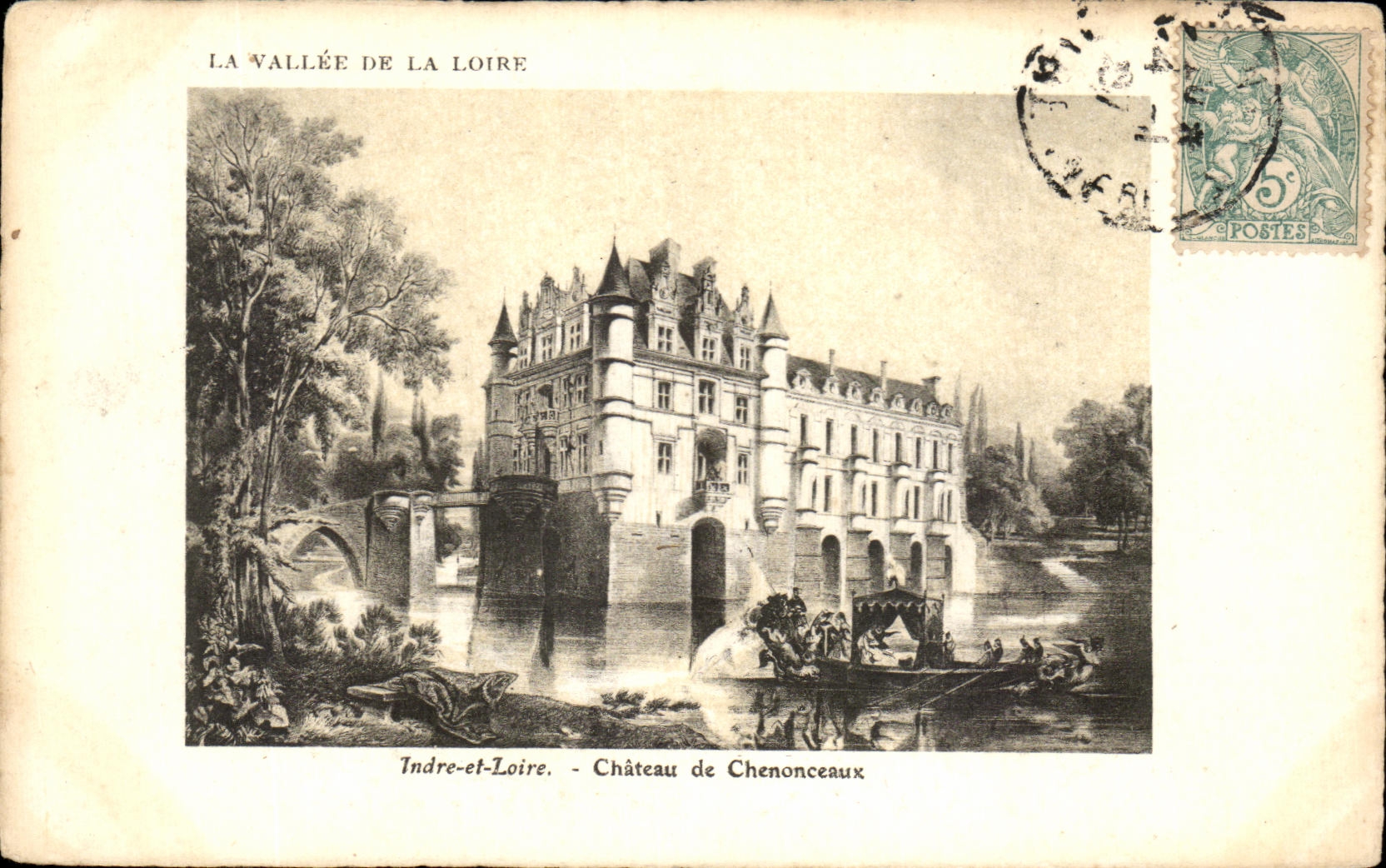 CPA La Vallee De La Loire Indre et Lire Chateau de Chenonceaux