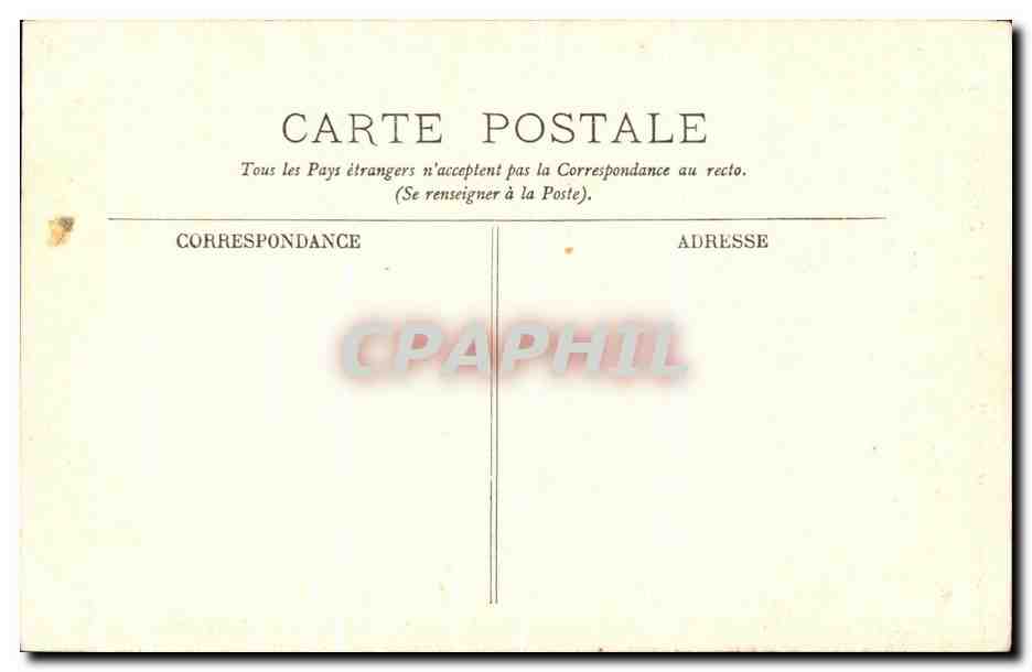 CPA Chenonceaux Le Chateau Le Puits et les Communs — Rückseite