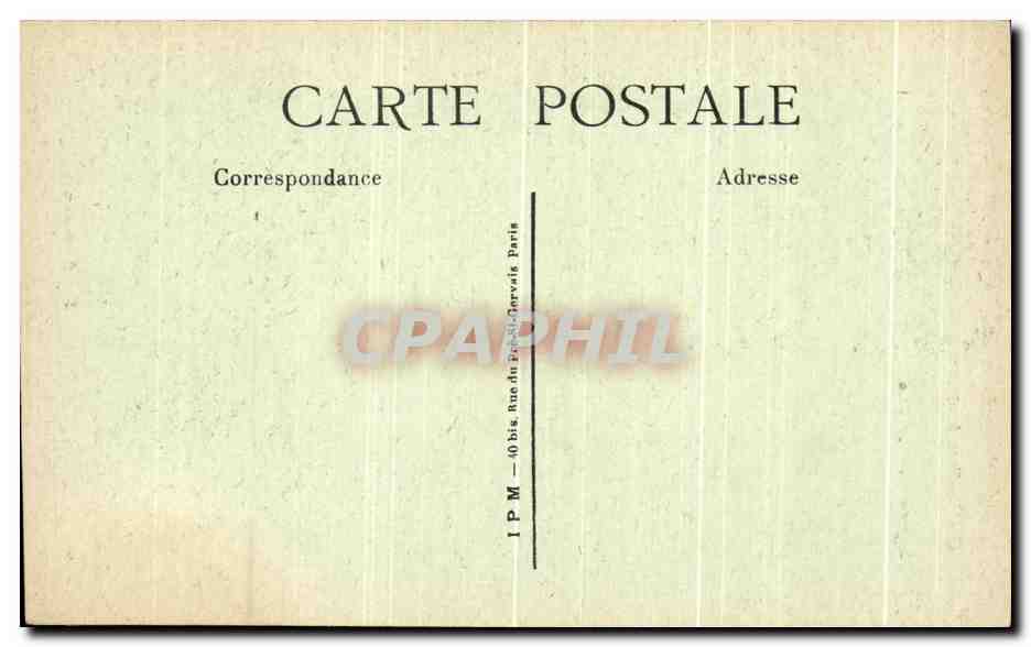 CPA Chinon Portail Eglise St Etienne — Rückseite
