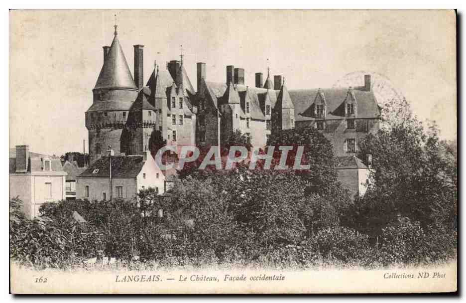 CPA Langeais Le Chateau Facade Occidentale