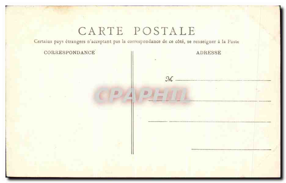 CPA Langeais Rue Gambetta — Rückseite