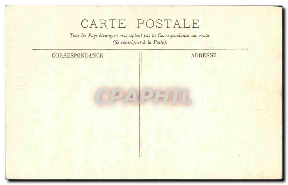 CPA Langeais Le Chateau La Facade Interieur La partie droite — Rückseite