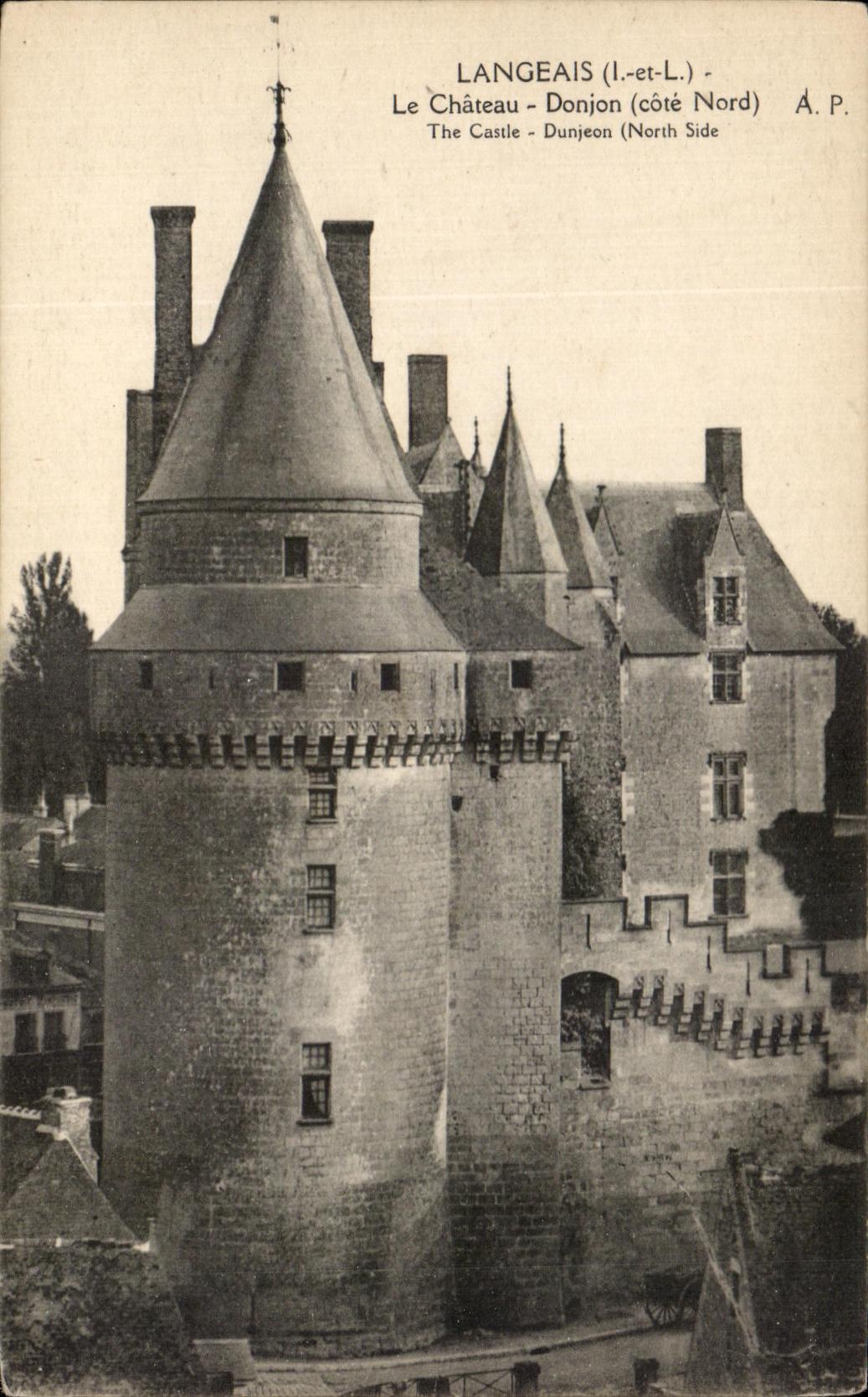 CPA Langeais Le Chateau Donjon 