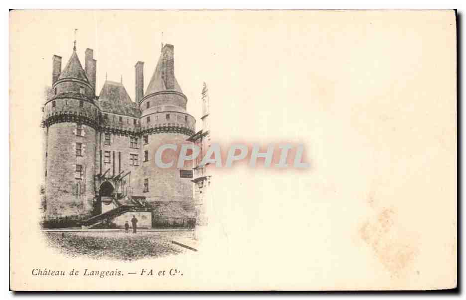 CPA Chatau de Langeais