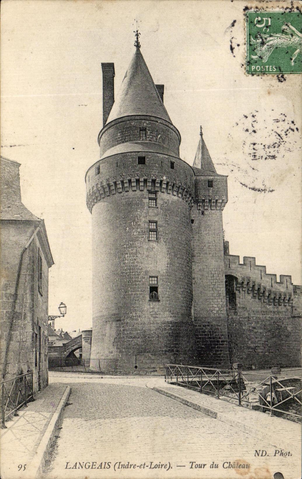 CPA Langeais Tour du Chateau