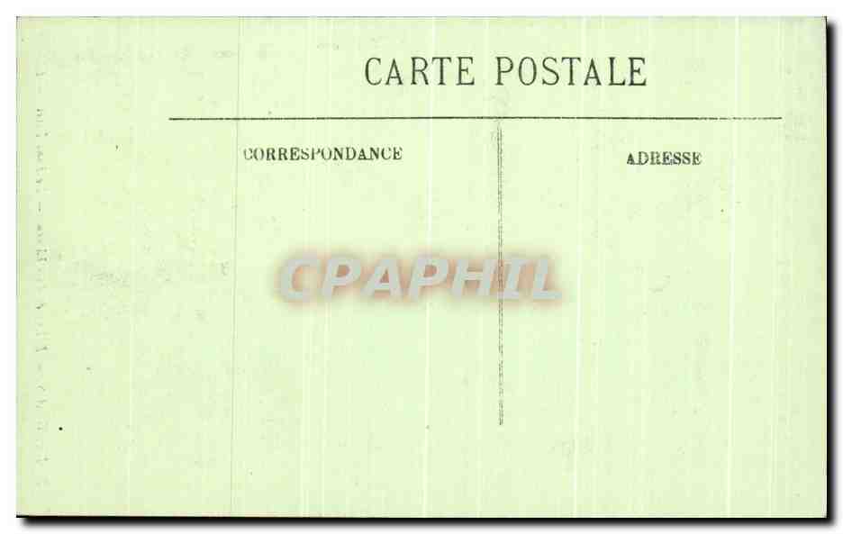 CPA Langeia L'Entree du Chateau Le Pont Levis — Rückseite