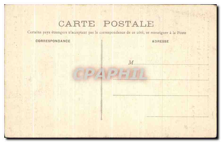 CPA Loches Le Grand Donjon Le Corps Avance et Chemin de Ronde  — Rückseite