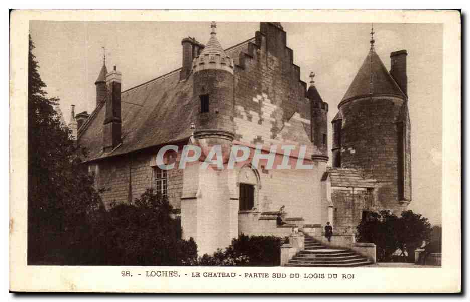 Loches - Le Château - Partie sud du logis du roi