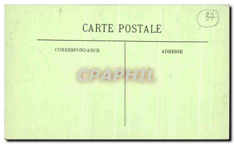 CPA Loches Le Martelet Vu Des Fosses Du Chateau — Rückseite