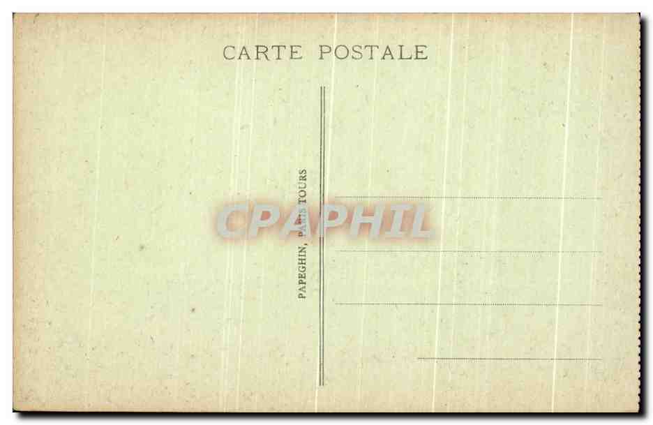 CPA Loches Chateau Royal Piece Ou Fut Enferme Le Duc d'Elbeuf — Rückseite