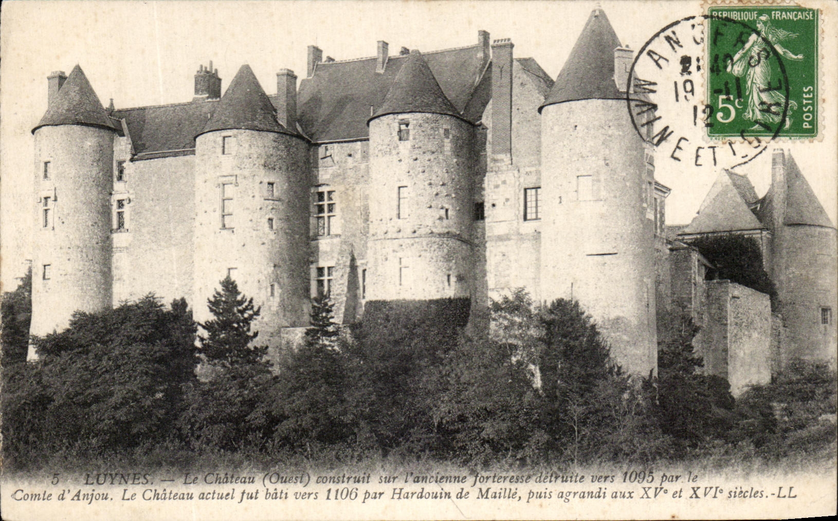 CPA Luynes Le Chateau Construit Sur L'ancienne forteresse