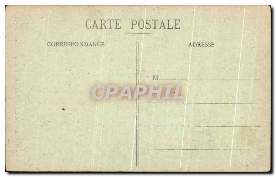 CPA Luynes L'Escalier du Chateau Et La Porte Doree — Rückseite