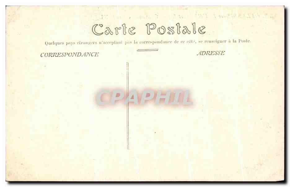 CPA Plessis les Tours Chateau de Louis XI — Rückseite