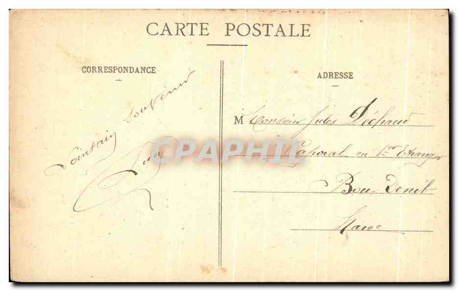 CPA Les Chateaux De France Usse  — Rückseite