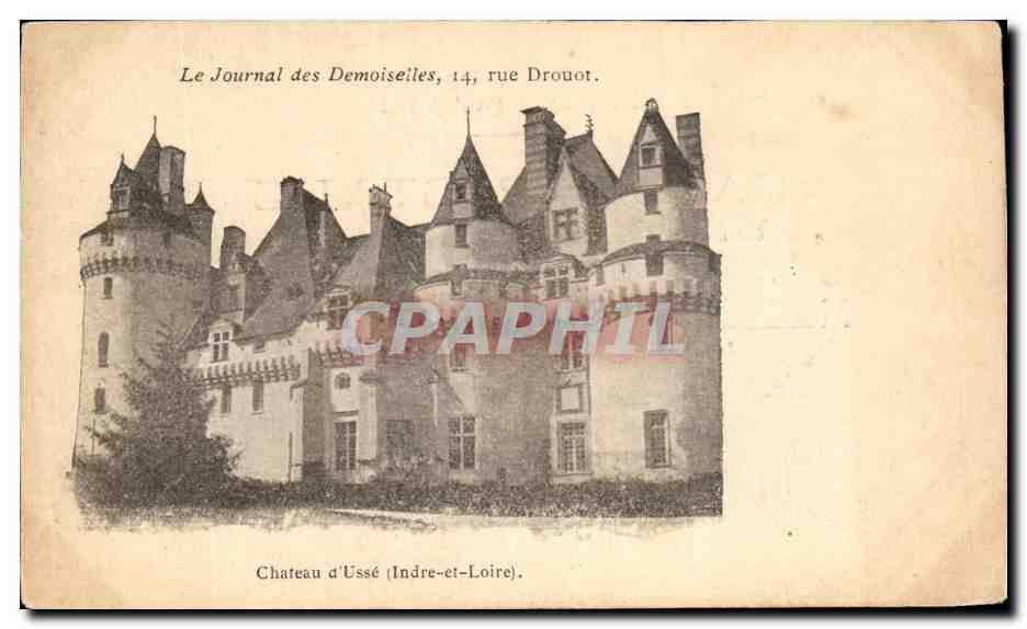 CPA Le Journal des Demoiselles rue Drouot Chateau d'Usse 