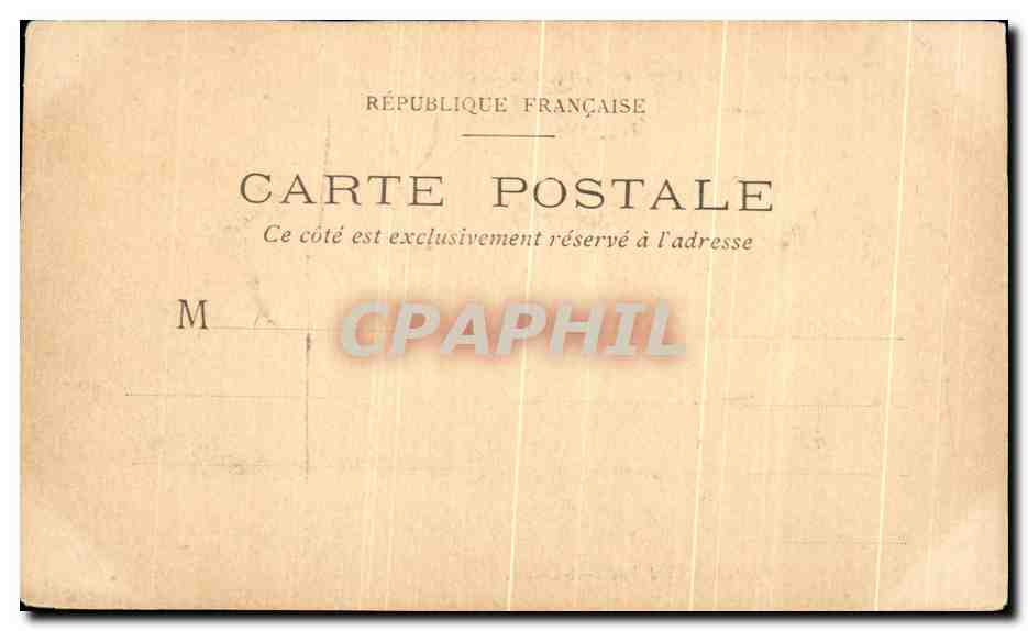 CPA Le Journal des Demoiselles rue Drouot Chateau d'Usse  — Rückseite