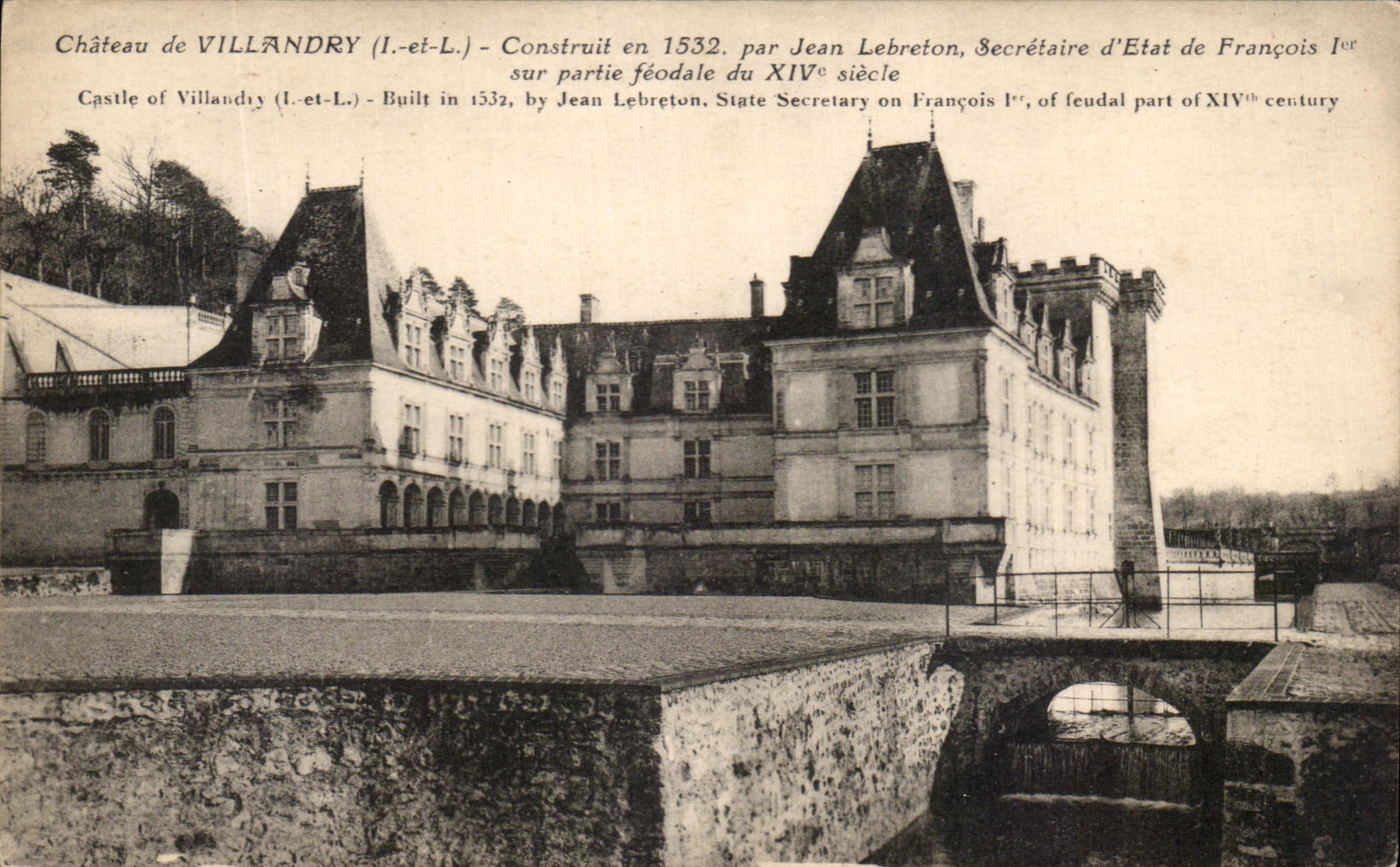 CPA Le Chatrau de Villandry Construit en Par Jean Lebreton Secretaire d'Etat de Francois 1er