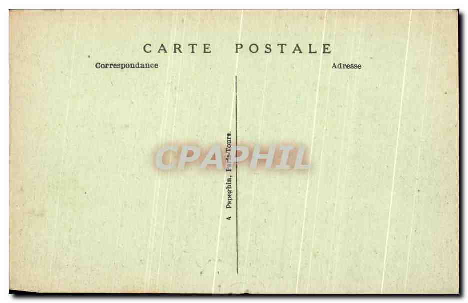 CPA Villandry Le Chateau Le Chateau Facade sud avec jardins d'ornement et douves Southern Front with  — Rückseite