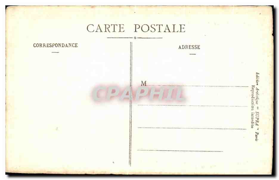 CPA La Vallee De La Loire Chateau de Villandry  — Rückseite