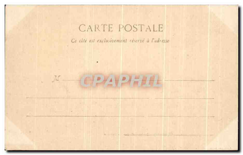 CPA Bordeaux Jardins Public Le Pelouse — Verso