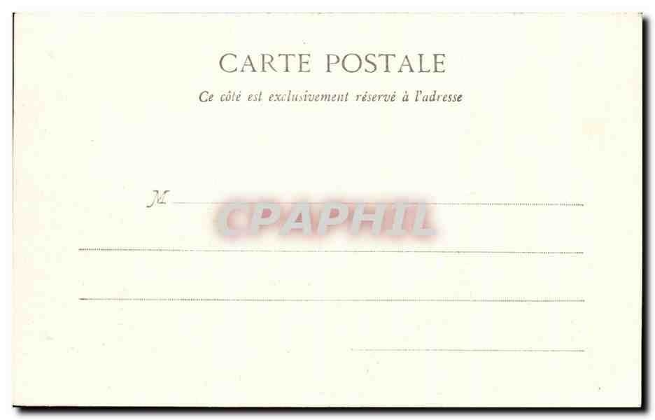 CPA Bordeaux Monuments des Girondins — Verso