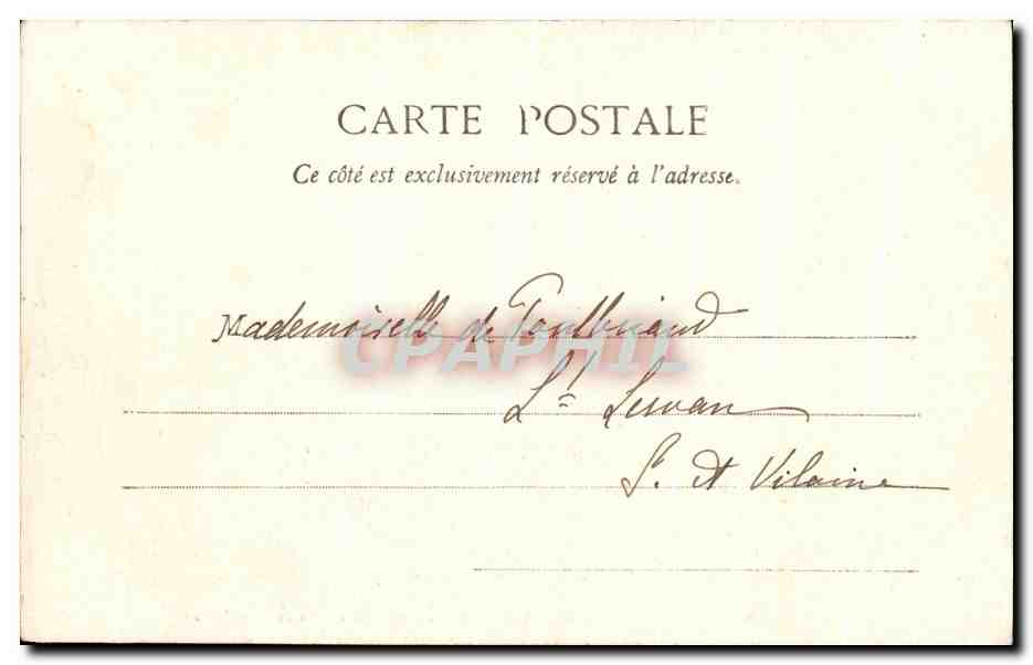 CPA Bordeaux Les Docks Bateau — Rückseite