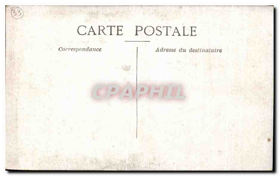 CPA Bordeaux Porte Cailhau — Verso
