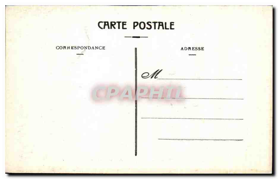 CPA Bordeaux Le jardin Public une Allee le Pont de Fer — Verso