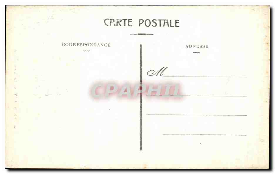 CPA Bordeaux La Grosse Cloche Maison Riquard — Rückseite