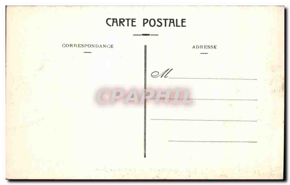 Bordeaux — Un Coin des Quais — éditeur non identifié, n° 72 — Verso