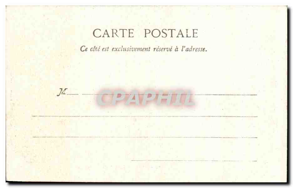 CPA Bordeaux Le palais de Justice — Verso